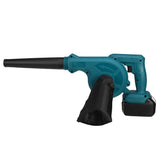 2 in 1 Cordless Electric Air Blower Vacuum Suction Dust Collecter Hose Computer Cleaner Leaf Sweeper W/ 1/2 Battery For Makita