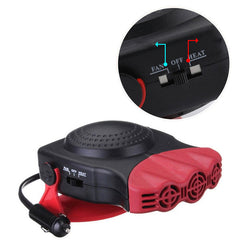 DC12V 150W Heat & Cool Dual Use Car Electric Defrost Heater Wind Heater Auto Car Heating Portable With Swivel Handle Air Snow Defogger