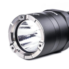 Multi-light Source One-step Strobe Tactical Flashlight 1300lm 280m High Output 18650 Type-C USB Rechargeable LED Torch