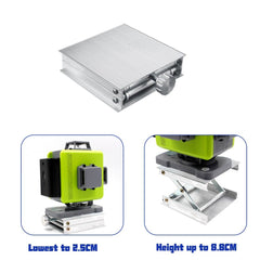 8/12/16 Line 4D Green Light Digital Laser levels Self Leveling 360 Rotary Measuring Tools with 2 Battery