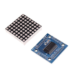 5Pcs Dot Matrix Module Microcontroller LED Module Display Module MAX7219 DIY Kit