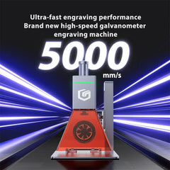 6W Portable Laser Engraver Ultra-Fast 5000mm/s Speed High Precision 0.05mm User-Friendly App Control Wood Metal Engraving