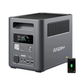 1800W 1024Wh LiFePO4 Portable Power Station, Optional 100W/200W/400W Solar Panel, App Control & UPS for Camping, RV & Home Backup