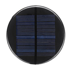 10pcs 80MM 6V 2W Round Style Polycrystalline Solar Panel Epoxy Board