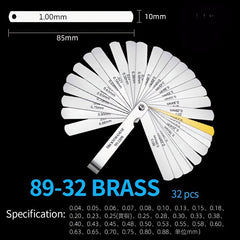 Feeler Gauge Metric Blade Thickness Ruler High Precision Gap Measuring Tool