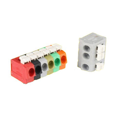 10PCS 7 Pin Plug-in Brass Wire Connector Terminals LED Flame Retardant Terminal Block Connector