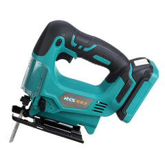 900W 18V Portable Electric Saw Pruning Jig Saw Rechargeable Woodworking Power Tools Wood Cutter W/ 1/2 Battery