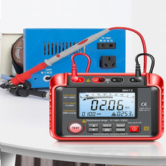 Insulation Earth Resistance Tester Digital Meter AC DC Ammeter Transistor Tester LCD Megohmmeter Meter Voltmeter Detect
