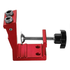 Aluminum Alloy 2 Pocket Hole System Pocket Hole Jig Drill Locator Guide with Drill Screwdriver Set