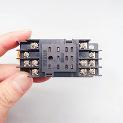 HH53P MY3NJ 11Pin 3NO/3NC 5A AC110/220V DC12/24V Micro Small Electromagnetic Lntermediate Relay with Socket