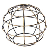 Iron Vintage Ceiling Light Fitting Lamp Bulb Sphere Shape Cage Bar Cafe Lampshade