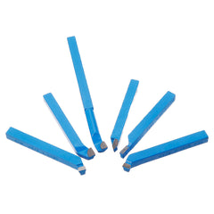 6Pcs Welding CNC Lathe Cutting Tool 8mm/10mm/12mm Carbide Turning Tool Set