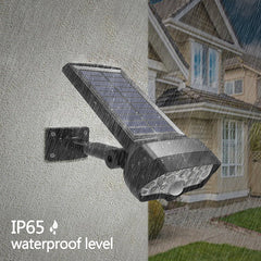 30W 16LED Solar Panel Street Light PIR Motion Sensor 360 Diming Outdoor Wall Lamp for Garden Road Pathway