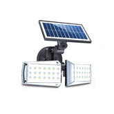 42LED/80COB 2 Head Rotating Solar Motion Light Outdoor Human Body Sensing Lamp