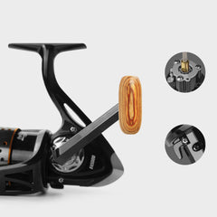 Fishing Reel 4.7:1 Tooth Speed Ratio 13+1 Bearings 8KG Unloading Force Value Full Metal Professional Grade Fishing Reel