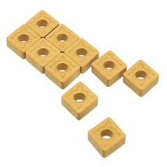 10pcs HM CVD External Turning Tool Carbide Insert Cutting Tool for DCLNR/L