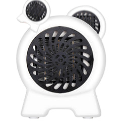 500W Portable Mini Electric Space Heater Wall-Outlet Fan Warmer