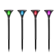 360 Luminous Solar Light 3000K/6000K/RGB Solar Garden Light Outdoor Solar Lamp For Path Courtyard Decor Solar Power Holiday Light