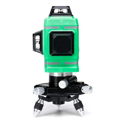 3D 12Line Green Laser Level Self Leveling 360 Rotary Cross Outdoor Measure Tool