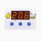 DC 12/24V Professional Digital Display Incubation Thermostat Egg Hatching Temperature Control with Backup Power Supply