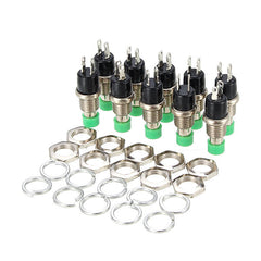250V 1A 7mm Self-reset Switch NC Push Button Round 10pcs