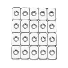 20pcs M3 Steel Zinc Plated Tee Nuts for 2020 V-slot Aluminum Profiles Extrusions