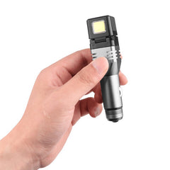 Quick Charge 3.0 Car Charger & USB Rechargeable EDC LED Flashlight XPG LED+COB 300LM Mini Torch Camping Light