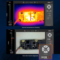 GreenZech Pro-Circuit 256 | High-Precision PCB Thermal Diagnostic Station | 256x192 Infrared Motherboard Troubleshooting Camera for Professional Electronic Repair