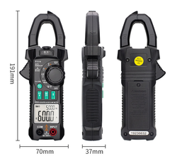 AC/DC True RMS Digital Clamp Meter Portable Multimeter Voltage Current Inrush V.F.C Frequency Conversion