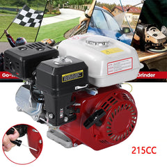 High Performance 4 Stroke Air Cooled Engine 215cc with Assembly Tools and Manual Perfect for Custom Builds