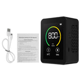 Gas Co2 Sensor Detector Air Quality Monitor Analyzer W/ Temperature Humidity Display