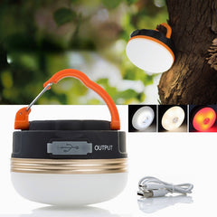 5W LED Camping Lantern Tents lamp Mini Portable Camping Lights Outdoor Hiking Night Hanging lamp USB Rechargeable