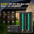 48V 320AH Energy Storage Box DIY Kit APP Bluetooth Remote Operation LED Bluetooth Status Indicator Charge Overcurrent Protection