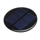 10pcs 80MM 6V 2W Round Style Polycrystalline Solar Panel Epoxy Board