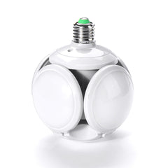AC85-265V E27 30W 5730 SMD Five-leaves Foldable Football Shape 120 LED Light Bulb for Home Indoor Use