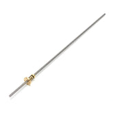 8mm T8 600mm Lead Screw Trapezoidal Acme Rod with Anti-Backlash Nut CNC Parts