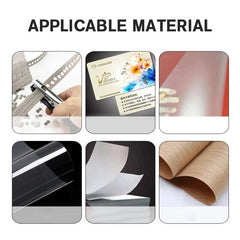 Silver Metal Handheld Hole Puncher - 3mm/8mm Hole Size, Ideal for Paper, Not for PVC Over 2.0MM Thickness