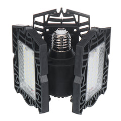 E26 60W 120LED Garage Light Bulb Foldable Fan Industrial Workshop Ceiling Lamp 85-265V