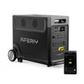 3600W 3840Wh LiFePO4 Portable Power Station, Optional 1 or 2 Expansion Batteries, App Control, UPS & Wheels for Home Backup & RV