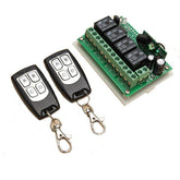 3Pcs Geekcreit 12V 4CH Channel 433Mhz Wireless Remote Control Switch With 2 Transimitter
