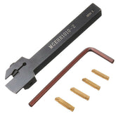 10x10x100mm Lathe Turning Tool Holder With 4pcs MGMN200 Inserts