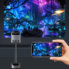 Full HD 1080P LED Projector, Android 11.0, 2+32GB, WiFi6, Auto Keystone, HiFi Speaker, Wireless Screen Mirroring, Home Theater