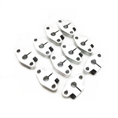 10pcs SHF8 Aluminum Alloy Horizontal Shaft Support Linear Rail Shaft Support XYZ Table CNC Part