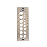 Steel Dowel Plate Maker with 17 Holes for Woodworking - Metric & Imperial Sizes, Perfect for Hardwood & Softwood