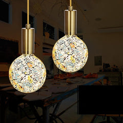 4W E27 1800K Warm White 2835 G125 Tiffany Glass LED Light Bulb Home Lamp AC85-265V