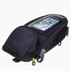 Motorcycle Oil Fuel Tank Bag Saddlebags Magnetic Waterproof For Phone GPS