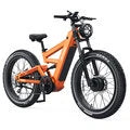 Electric Bike 48V 30AH Battery 2400W(Peak 4000W) Motor Recommended Top Speed 25KM/H 26 Inch Tire Electric Bicycle 190 KM Mileage Range Max Load 180KG