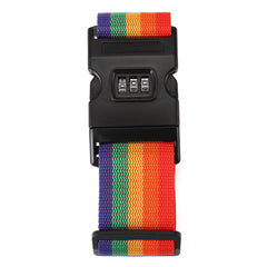 Suitcase Belt Non Slip Strength Travel Belt Luggage Strap with 3 Digit Combination Bike Lock