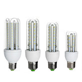 E27 3W 5W 7W SMD 2835 U Shape LED Pure White Warm White Corn Light Bulb AC85-265V