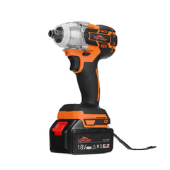 Brushless Impact Wrench LED Working Light Rechargeable Woodworking Maintenance Tool